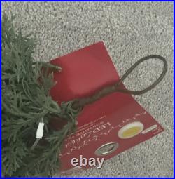 Hobby Lobby 6ft Pre-Lit Cedar Garland. Christmas Greenery Lighted Garland. NEW