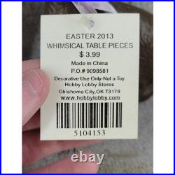 Hobby Lobby Easter 2013 Whimsical Table Pieces Chocolate Bunny Decorative