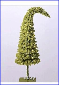 Hobby Lobby Grinch Christmas Tree 5′ LED Bright Green Whimsical Indoor