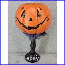 Hobby Lobby Halloween Pumpkin Candy Bowl Holder Table Decor 2013