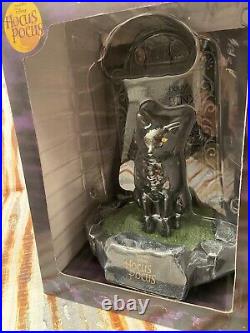 Hocus Pocus Statue Binx Cat Graveyard Tombstone Halloween Witch Spell Decoration