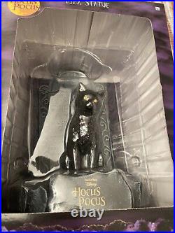 Hocus Pocus Statue Binx Cat Graveyard Tombstone Halloween Witch Spell Decoration