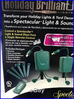 Holiday Brilliant Spectacular Light & Sound Show Bluetooth 16 Functions