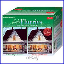 Holiday Christmas Outdoor Snow Flurries Light Projector Yard House Garden Decor