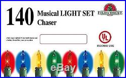 Holiday Essence Set of 140 Multi-Color Musical Christmas Lights Decoration Home