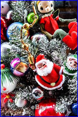Holiday Lighted Vintage Ornament Christmas Wreath Artist Signed Malibu