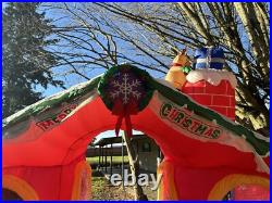Holiday Living 10' Animated Christmas Archway With Box Self Inflating Holiday Living 10' Animated Christmas Archway With Box Self Inflating