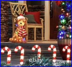 Holiday Living 27 Christmas Golden Doodle with Lights Puppy Dog