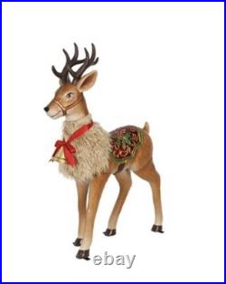 Holiday? Living? 4.25' LED Animatronic Reindeer Christmas Decoration Indoor/