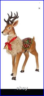 Holiday? Living? 4.25' LED Animatronic Reindeer Christmas Decoration Indoor/