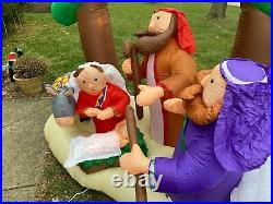 Holiday Living 7' Nativity Scene Yard Inflatable #258329 Gemmy Industries