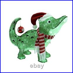 Holiday Living Twinkling Crocodile 22 Christmas Decoration Indoor Outdoor Yard