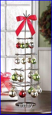 Holiday Ornament Tree Metal Decor 20.25 Tall #10015296