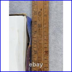 Holiday Time 12 Shiny Glass Christmas Ornaments Blue Purple Green Round Ball