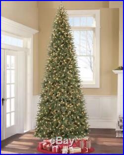 Holiday Time 12ft Pre-Lit Williams Pine Quick Set Christmas Tree with Clear Lights