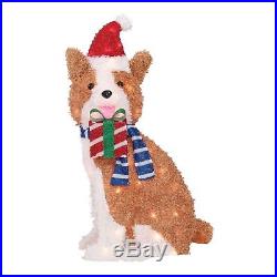Holiday Time 36 Fluffy Christmas Dog New In Hand