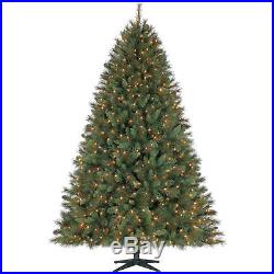 Holiday Time 7.5' ft Pre Lit Prescott Pine Christmas Tree Quick Set Quick Fold