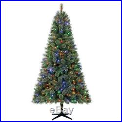 Holiday Time 7.5ft Liberty Cashmere Pine Pre-lit Artifical Christmas Tree
