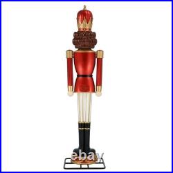 Holiday Time Animated Christmas Nutcracker Blow Mold Decoration, Multicolor, 9