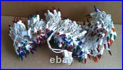 Holiday Time Multicolor Icicle Incandescent Lights String White Wire (4-boxes)