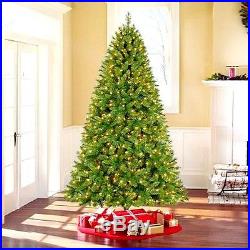 Holiday Time Pre-Lit 7.5′ Artificial Christmas Tree Clear Lights Green NEW