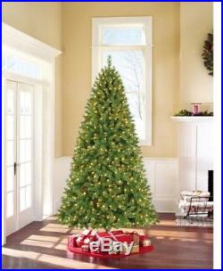 Holiday Time Pre-Lit 7.5' Artificial Christmas Tree Clear Lights Green NEW
