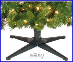Holiday Time Pre-Lit 7.5' Artificial Christmas Tree Clear Lights Green NEW
