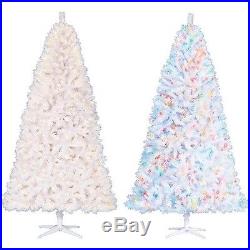 Holiday Time Pre-Lit 7.5' Berkshire Pine White Artificial Christmas Tree Colo