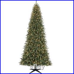 Holiday Time Pre-Lit 9′ Williams Slim Quick Set Artificial Christmas Tree, Clear
