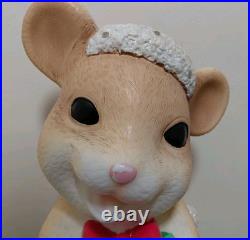 Holiday Time Seller Helper 28 Christmas Mouse LED Weighted Mice Blow Mold Holiday Time Seller Helper 28 Christmas Mouse LED Weighted Mice Blow Mold