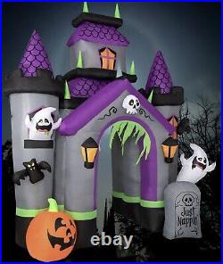Holidayana Tunnel Archway Haunted House Halloween Inflatables 12′ Castle New