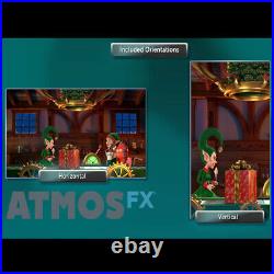Holiscapes Halloween and Christmas Projector Kit with 16 AtmosFx video effects