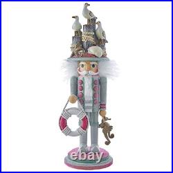 Hollywood Nutcrackers Hollywood Seagull Coastal Nutcracker, 18-Inch, Multicolored