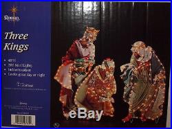 Holy Family Lights Yard Decor NATIVITY SCENE Christmas THREE KINGS Holographic