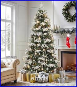 Home 7.5 ft Pre-Lit Grand Duchess Fir Christmas Tree Home 7.5 ft Pre-Lit Grand Duchess Fir Christmas Tree