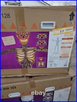 Home Accents 12-Foot Inferno Pumpkin Skeleton with LifeEyes