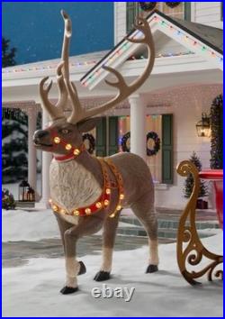 Home Accents 8.5ft Giant Size LED Towering Reindeer Christmas Decor NEW IN BOX Home Accents 8.5ft Giant Size LED Towering Reindeer Christmas Decor NEW IN BOX