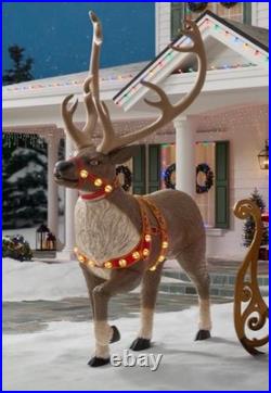 Home Accents 8.5ft Giant Size LED Towering Reindeer Christmas Decor NEW IN BOX Home Accents 8.5ft Giant Size LED Towering Reindeer Christmas Decor NEW IN BOX