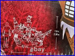 Home Accents Holiday 10ft LED Pirate Ship Shivering Timbers Christmas Inflatable