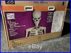 Home Accents Holiday 12 Ft. Giant Sized Skeleton with LifeEyes