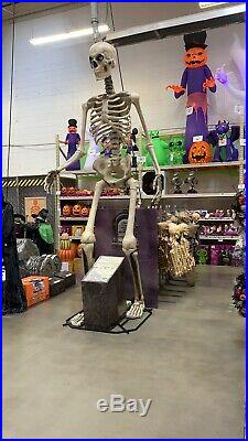 Home Accents Holiday 12 Ft. Giant Sized Skeleton with LifeEyes