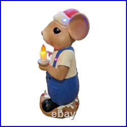 Home Accents Holiday 30 Christmas Mouse LED Lighted Yard Decor Cookies Candle Home Accents Holiday 30 Christmas Mouse LED Lighted Yard Decor Cookies Candle