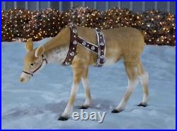 Home Accents Holiday 4.5 ft. Feeding Reindeer with LED Lights Yard Sculpture