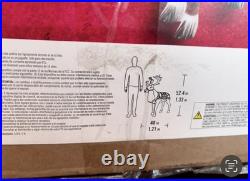 Home Accents Holiday 4.5ft Animated Reindeer Christmas Animatronic Decor