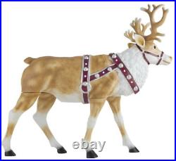 Home Accents Holiday 4.5ft LED Reindeer Christmas Blow Mold Outdoor 2021