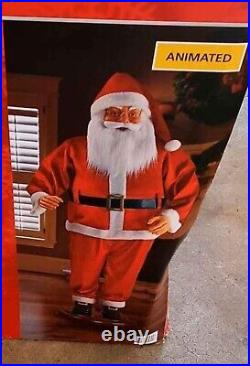 Home Accents Holiday 6 ft Animated Santa Clause Moves Sings