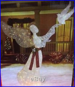 Home Accents Holiday 6 ft LED Lighted PVC White Angel