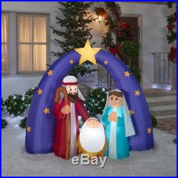 Home Accents Holiday 6 ft. Pre-Lit Life Size Airblown Inflatable Nativity Scene