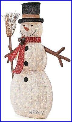 Home Accents Holiday 72 in LED Snowman Christmas Decor Outdoor Xmas Party NEW