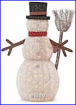 Home Accents Holiday 72 in LED Snowman Christmas Decor Outdoor Xmas Party NEW